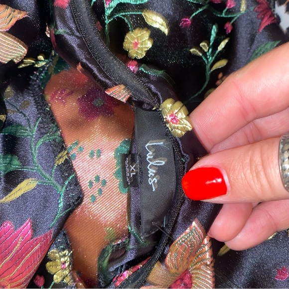 Lulu’s Floral Strapless Dress - Picture 8 of 13